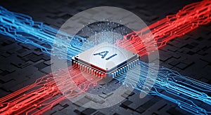 AI Microchip: Artificial Intelligence and Data Processing