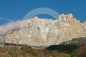 Ai-Petry mountain at winter.