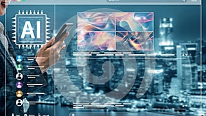 AI Image Generator Platform Interface with Colorful Art Thumbnails Muxer