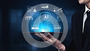 AI Powered Business Intelligence for Advanced Data Analysis Motif