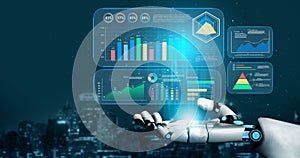 AI Powered Business Intelligence Dashboard for Data Analysis Motif