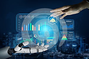 AI Powered Business Intelligence Dashboard for Data Analysis Motif