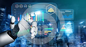 AI Powered Business Intelligence Dashboard for Data Analysis Motif