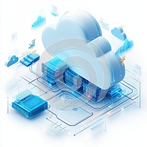 AI -Powered Cloud Resilience: Transforming Cloud Computing for a Sustainable Future in Technology, Business, and photo
