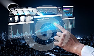 AI-powered data dashboard visualization for business performance Parse