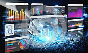 AI-powered data management and analytics dashboard Parse