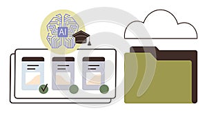 AI-Powered Document Processing with Cloud Storage and Secure Data Management