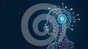 AI powered future modern technology innovation digital transformation human intelligence