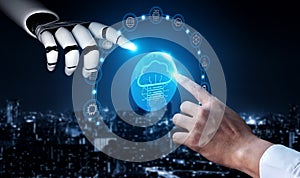 AI-powered Global Cloud Computing Network and Data Services Motif