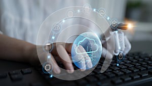 AI-powered Global Cloud Computing Network and Data Services Motif