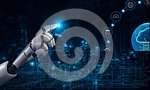 AI-powered Global Cloud Computing Network and Data Services Motif