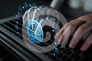 AI-powered Global Cloud Computing Network and Data Services Motif