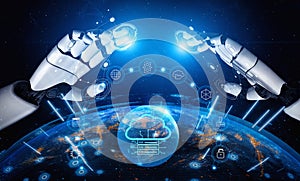 AI-powered Global Cloud Computing Network and Data Services Motif