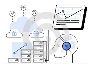 Artificial Intelligence and Cloud Computing for Data Processing and Analytics Optimization