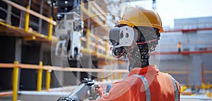 AI-powered robots automate construction workflows, improving precision and speed photo