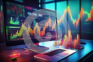 AI-Powered Trading Interface for Market Trends and Data
