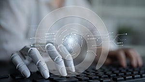 AI processing digital data through neural core model Latch