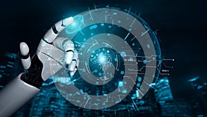 AI processing digital data through neural core model Vouch