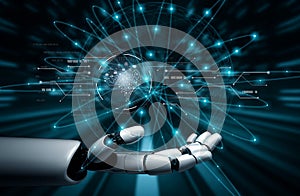 AI processing digital data through neural core model Vouch