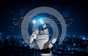 AI processing digital data through neural core model Vouch