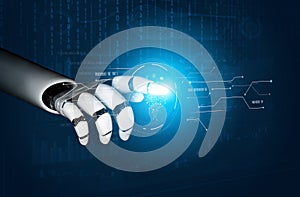 AI processing digital data through neural core model Vouch