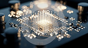 AI Processor Core with Luminous Data Flow