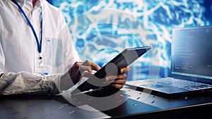 AI programmer runs code in data center