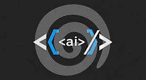 AI Programming Code Symbol Technology Concept