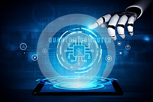 AI on a Quantum Computer High-Performance Processor Motif