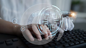 AI on a Quantum Computer High-Performance Processor Motif