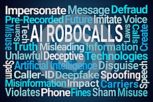 AI Robocalls Word Cloud photo