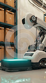 AI robotic arm manufactures products for future industries, revolutionizing manufacturing