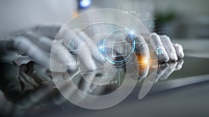 AI Securing Digital Access with Biometric Cybersecurity Layer Latch