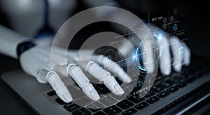 AI Securing Digital Access with Biometric Cybersecurity Layer Latch