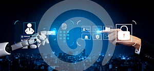 AI Security System for User Authentication and Access Control Motif