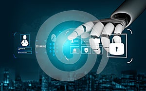 AI Security System for User Authentication and Access Control Motif