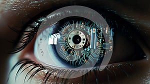 AI technologies incorporated in humans, bionic eye