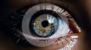 AI technologies incorporated in humans, bionic eye