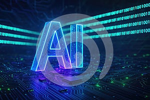 Ai technology futuristic digital innovation concept