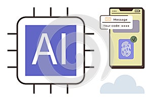 AI Technology Integration with Biometrics, Cloud Computing, and Secure Verification