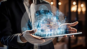AI Technology Transforms Real Estate Industry with Holographic Cityscapes on Tablets, Providing Unprecedented Insights and Data