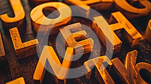 AI tools creating unique typography styles and font.