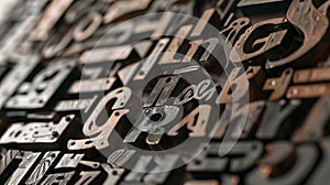 AI tools creating unique typography styles and font.