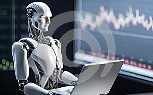 AI Trading. AI Robot on chatGPT generate analytic Trading chart