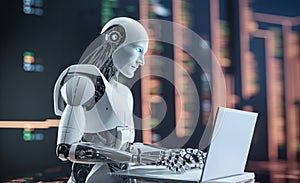 AI Trading. AI Robot on chatGPT generate analytic Trading chart