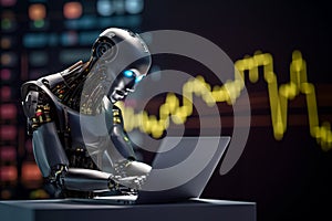 Broker Crypto bot. Trader Robot on analys cryptocurrency. Gas oil futures