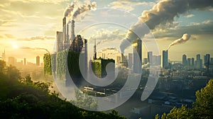 AI for Urban Waste-to-Energy Systems A city with AI-Based.