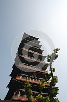 Aicent tower in Yangzhou