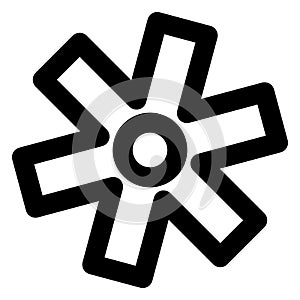 Aid, healthcare Bold Vector Icon which can be easily edited or modified