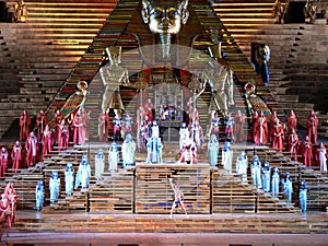 Aida at arena, Verona (Italia )